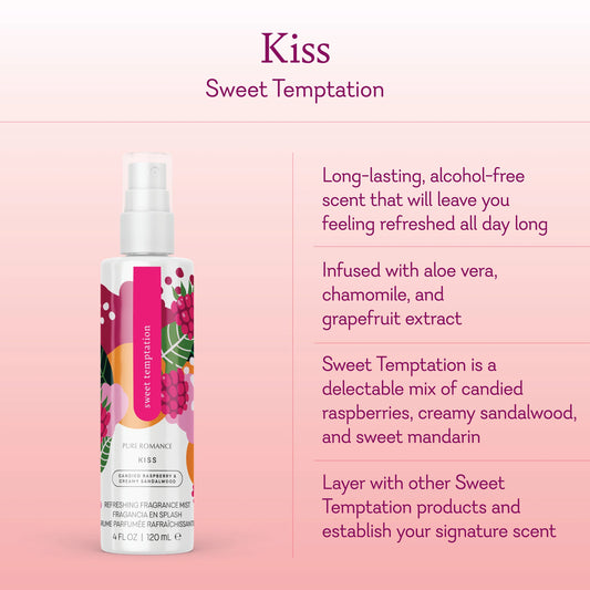 Refreshing Fragrance Mist Kiss - Sweet Temptation