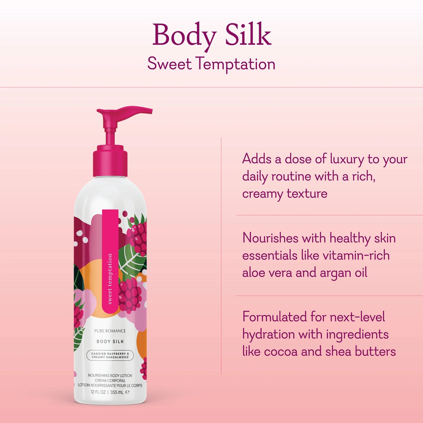 Body Silk Lotion- Sweet Temptation